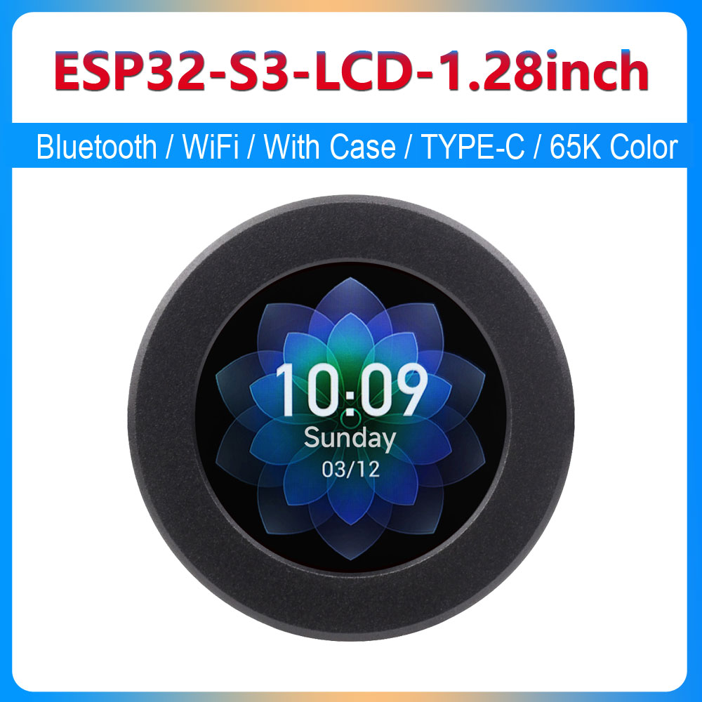 Esp32 Uart Module - Waveshare ESP32-S3 1.28 inç Yuvarlak LCD