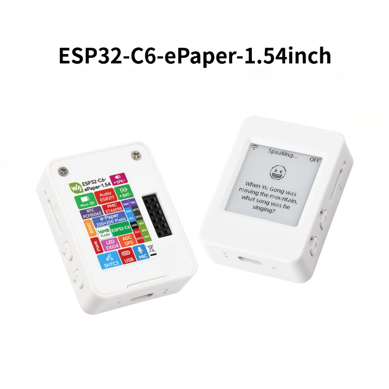 Esp32 C6 - Waveshare ESP32-C6-ePaper 1,54 inç e-Paper AIoT