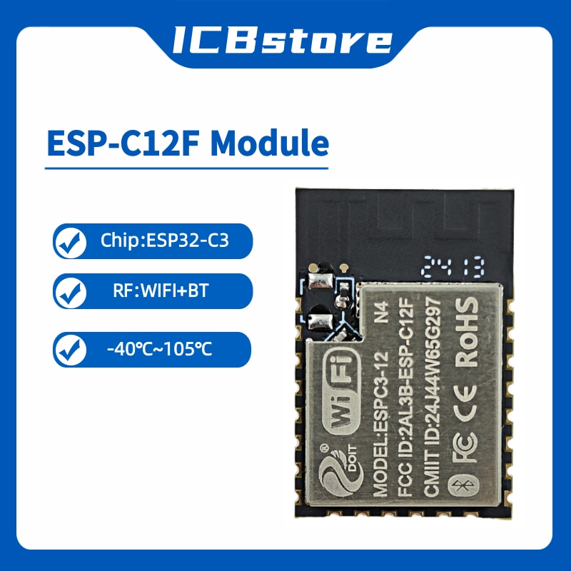 ESP32-C3 Serisi Modül ESP-C12F - Esp32 C3 incelemesi ve fiyatı