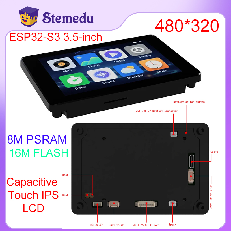 Mini ESP32-S3 3.5 inç kapasiti - Espressif Esp32 incelemesi ve fiyatı
