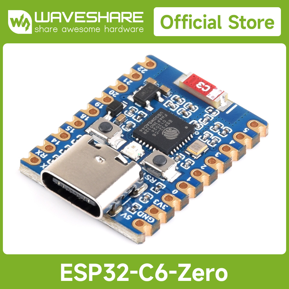 Waveshare ESP32-C6 Mini Gelişt - Espressif Esp32 incelemesi ve fiyatı