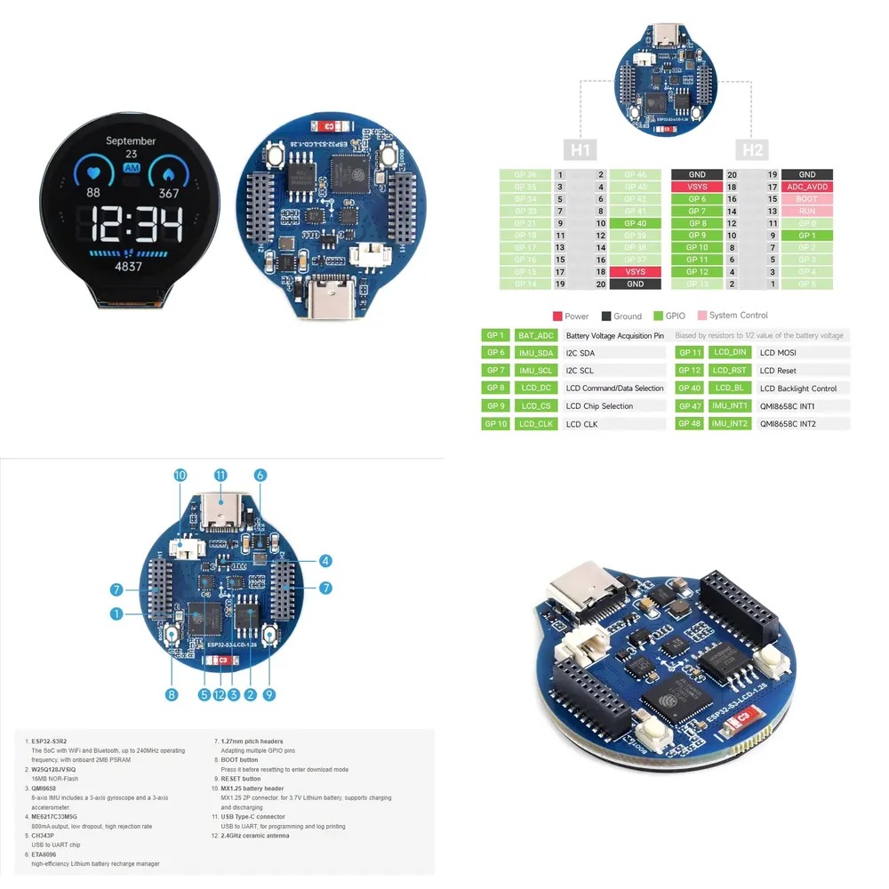 ESP32-S3 LCD geliştirme kartı  - Esp32 S3 incelemesi ve fiyatı